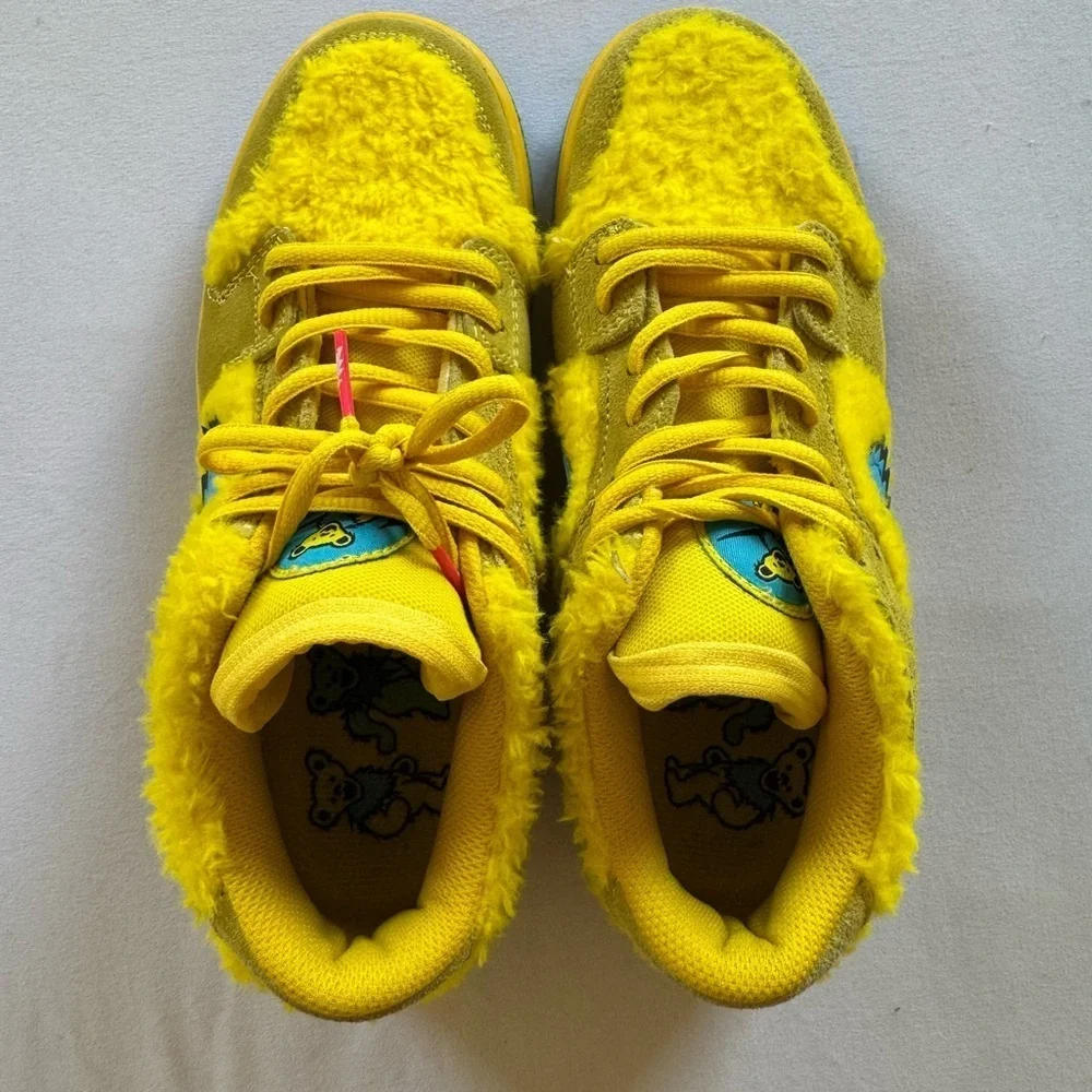 Nike Sb Dunk Low Grateful Dead Bears Opti Yellow Size 8
